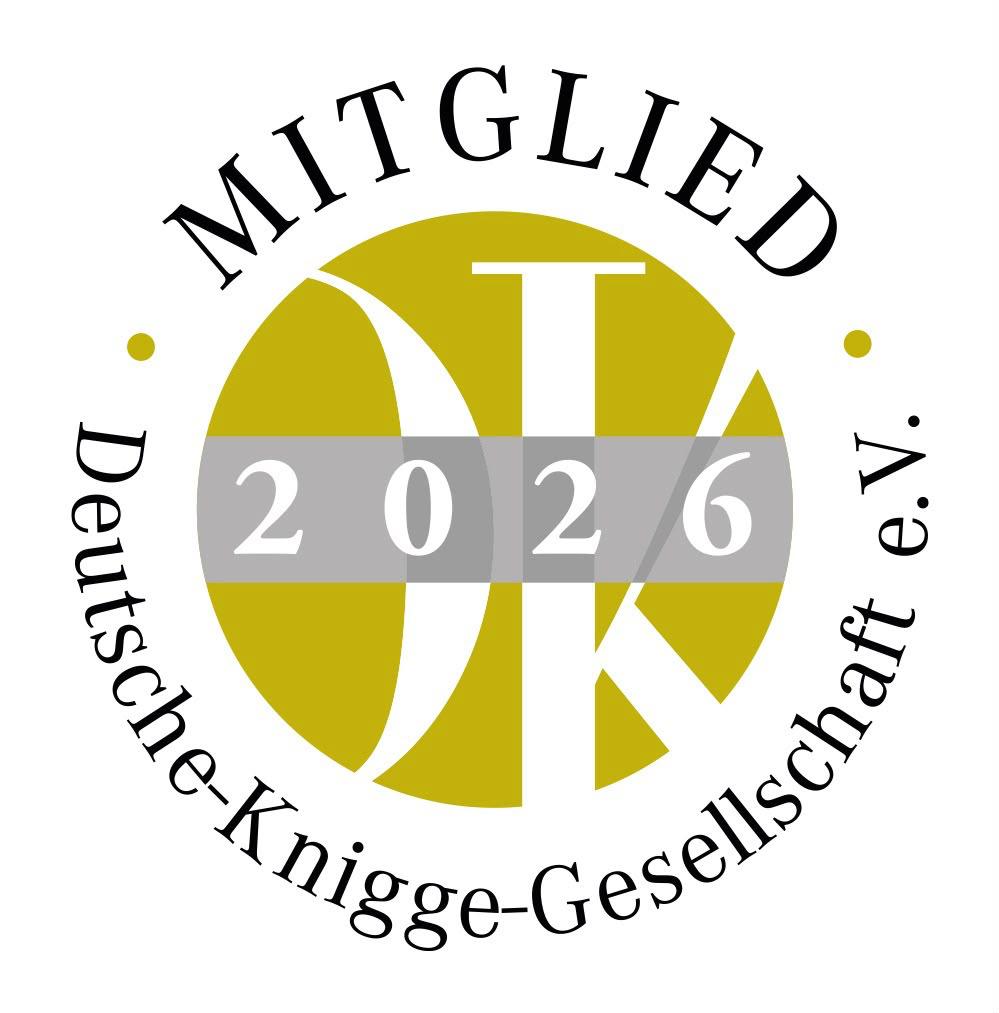 Siegel Mitglied der Deutschen-Knigge-Gesellschaft e.V. 2026
